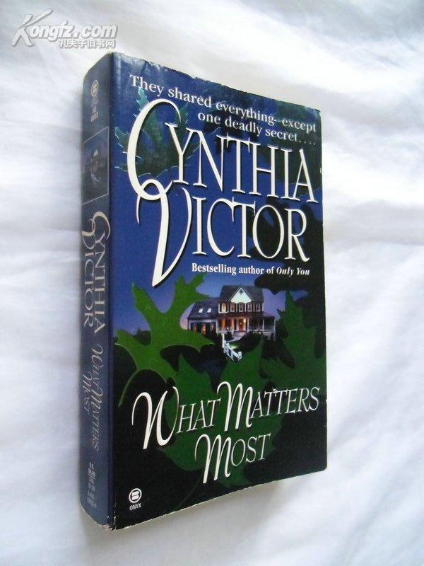 *What Matters Most【by Cynthia Victor,英文原